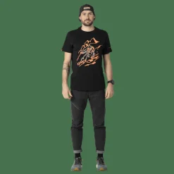 Blacklight Baumwollshirt Herren