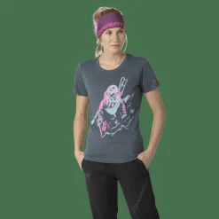 Blacklight Baumwollshirt Damen
