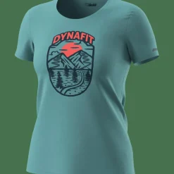 Graphic Cotton T-Shirt Damen