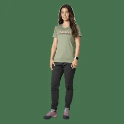 Graphic Cotton T-Shirt Damen