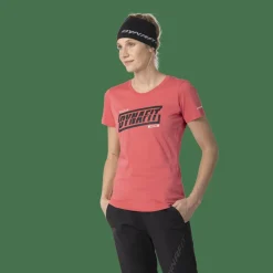 Graphic Cotton T-Shirt Damen