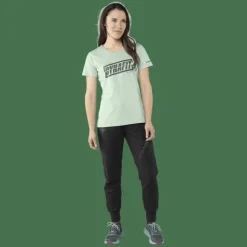 Graphic Cotton T-Shirt Damen