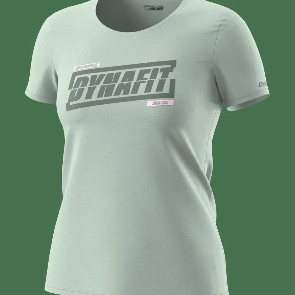 Graphic Cotton T-Shirt Damen