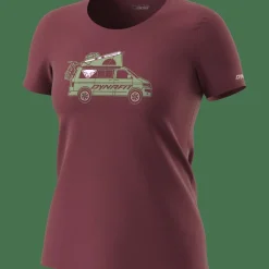 Graphic Cotton T-Shirt Damen