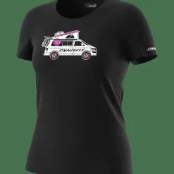 Graphic Cotton T-Shirt Damen